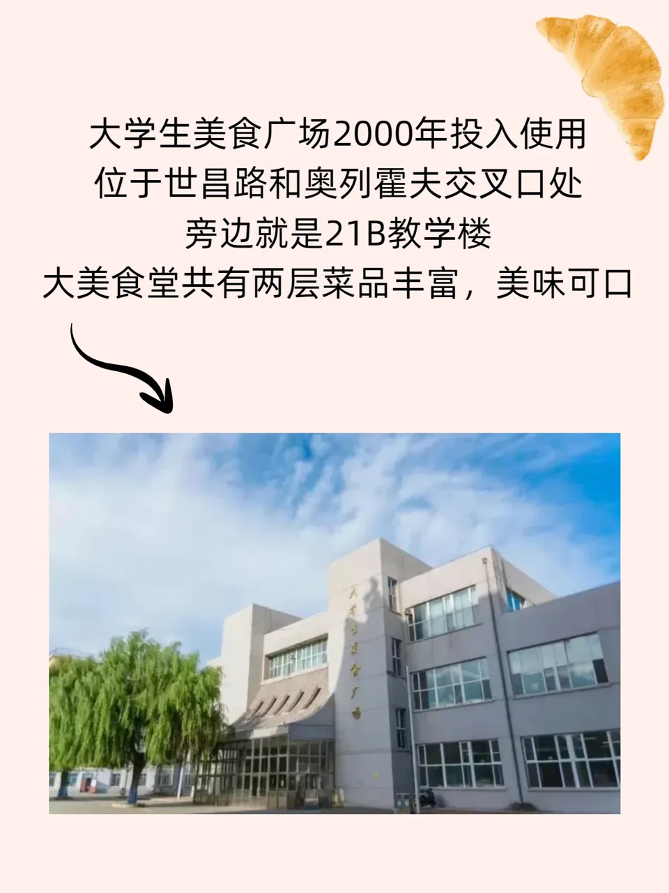 哈工程大学生美食广场实景